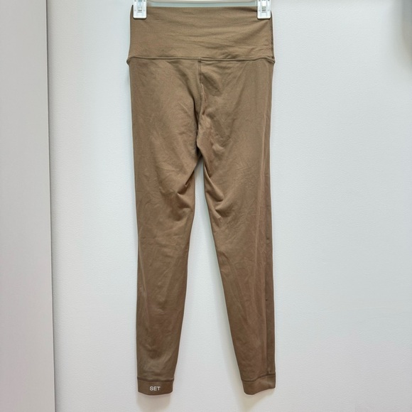 SETACTIVE Luxform 7/8 Leggings Made in USA Brown Size Medium - Picture 2 of 7